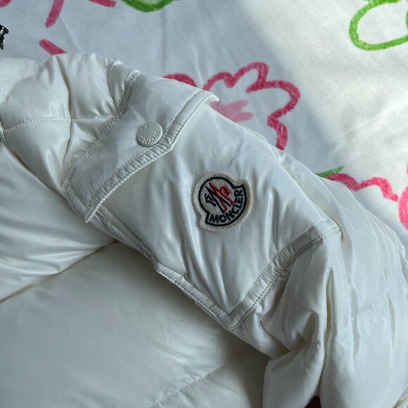 Moncler White Down Jacket - Picture 3 of 8
